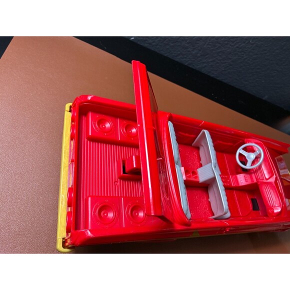 WWE Wrestling Action Figure Car Red Gold Flame Convertible Low Rider Toy - Picture 7 of 10